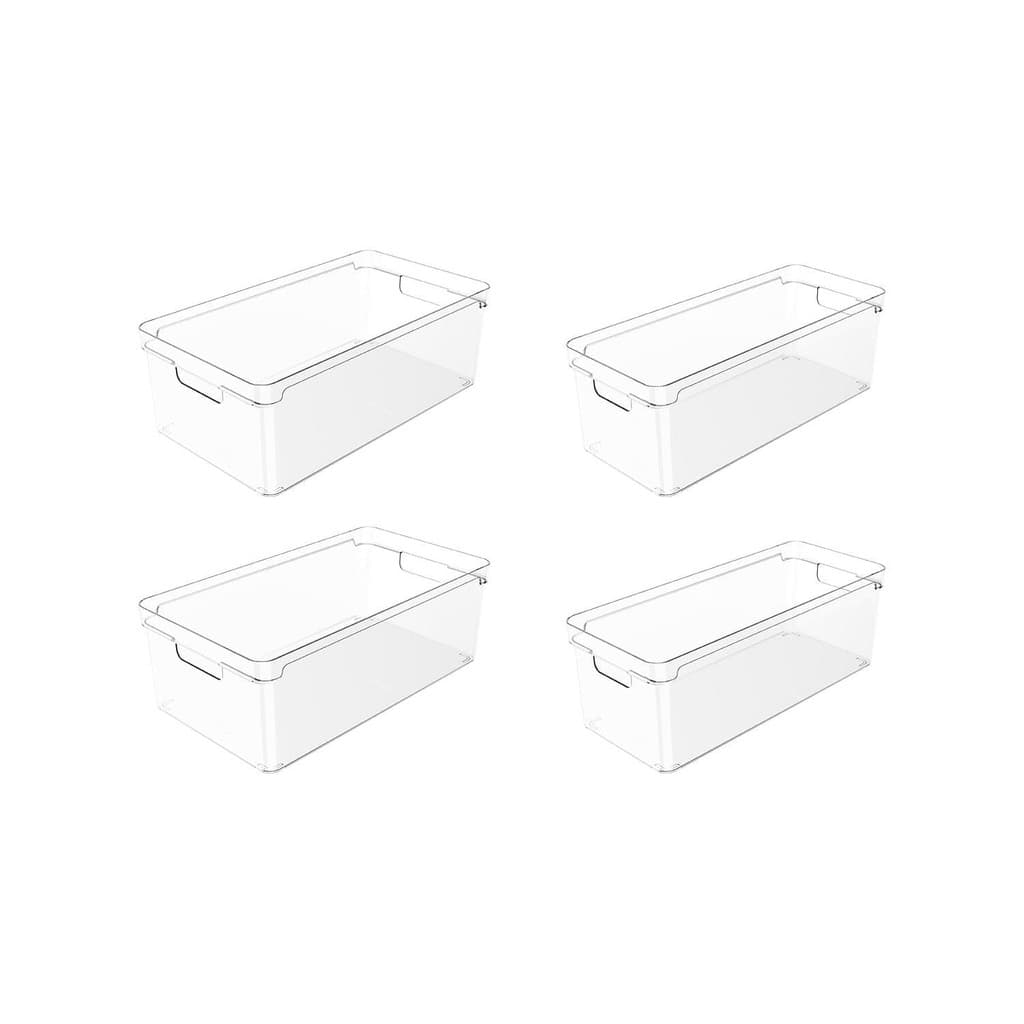 Kit organizador de armários Ou 4 peças Linha Clear Natural