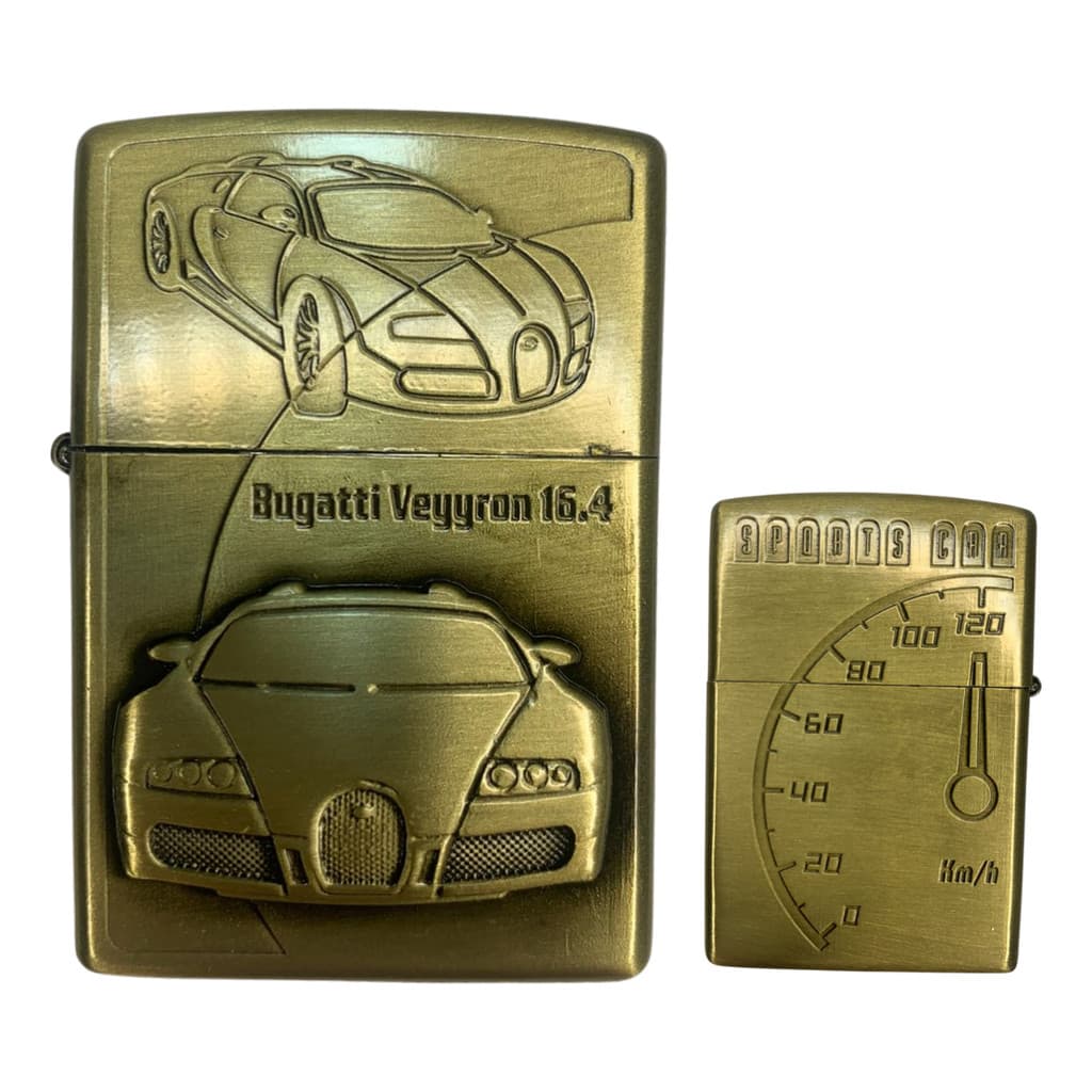 Isqueiro Acendedor Carro De Luxo Bugatti 15.4 Personalizado Modelo Antigo