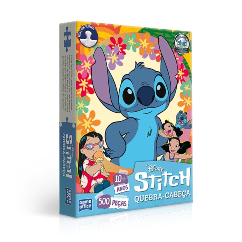 QUEBRA CABEÇA 500 PEÇAS DISNEY STITCH E LILO - TOYSTER 003245