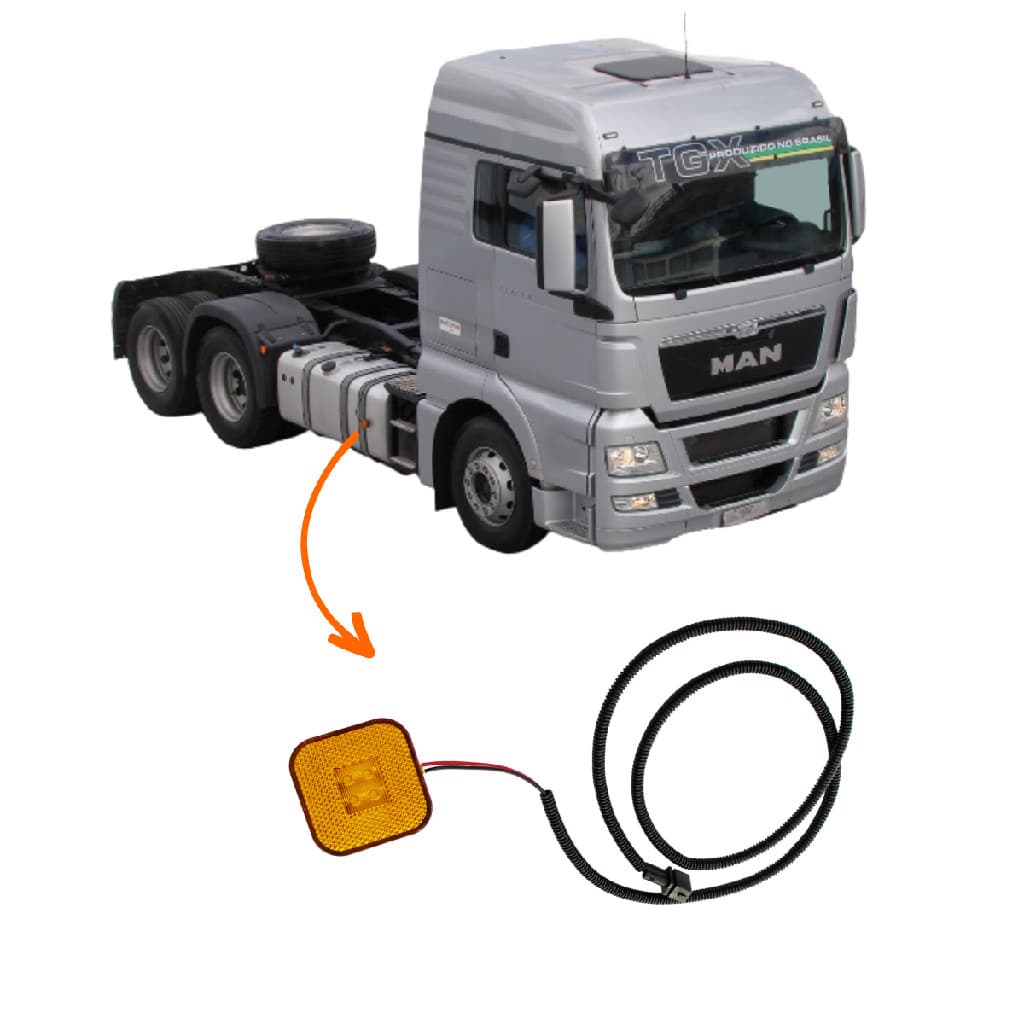 Lanterna Seta Lateral Man Tgx 28.440 29.440 33.440 Led