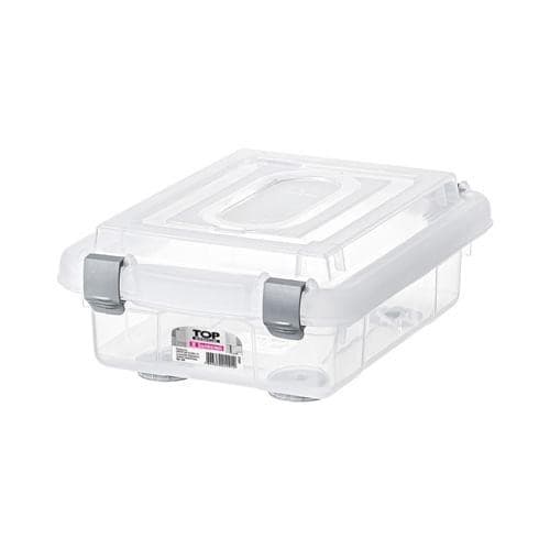 Caixa Organizadora Plástica Transparente 1L Top Stock Sanremo