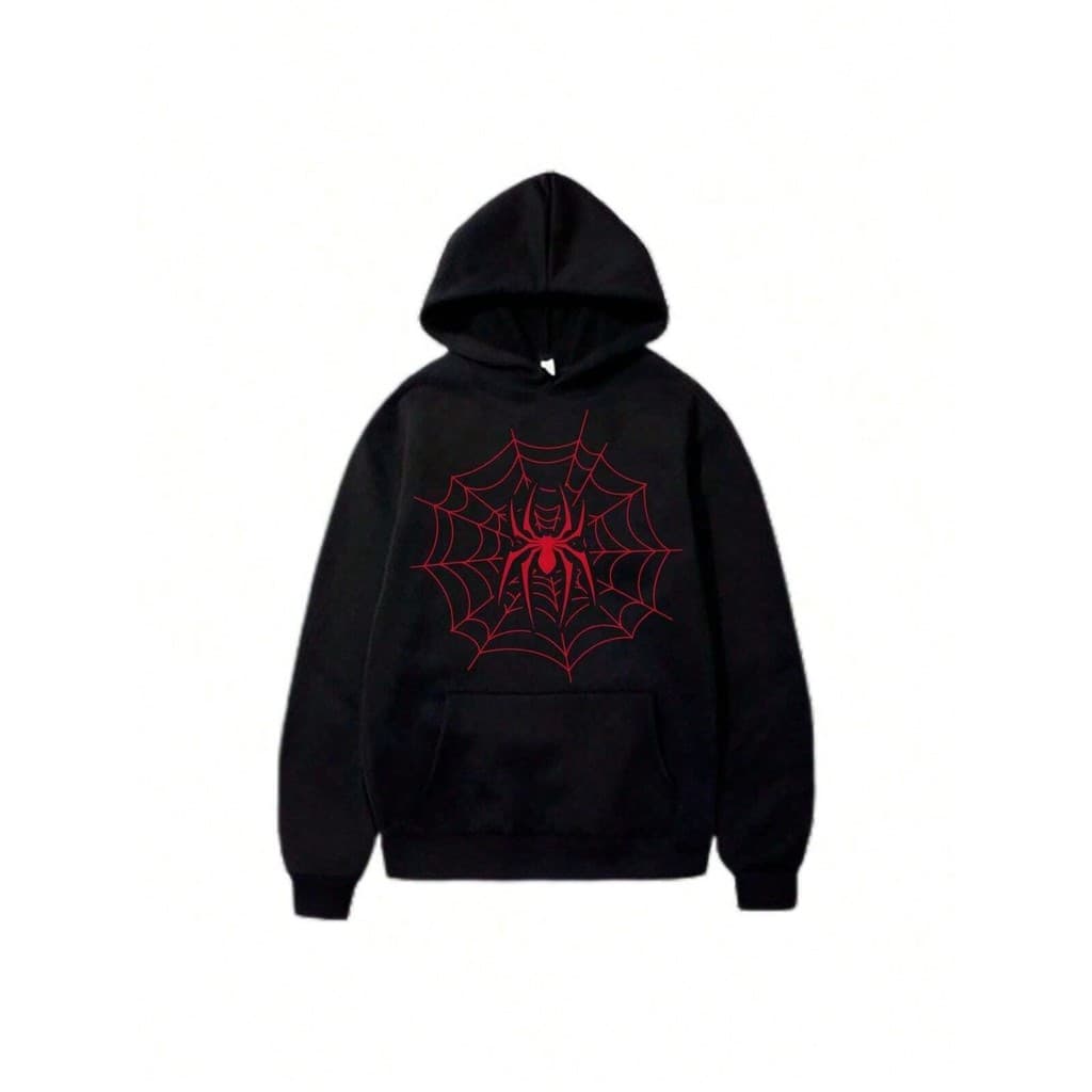 Moletom Aranha Blusa de Frio Streetwear Lançamento Casaco Algodão Quentinho Blusão Flanelado Moleton - Envio Imediato