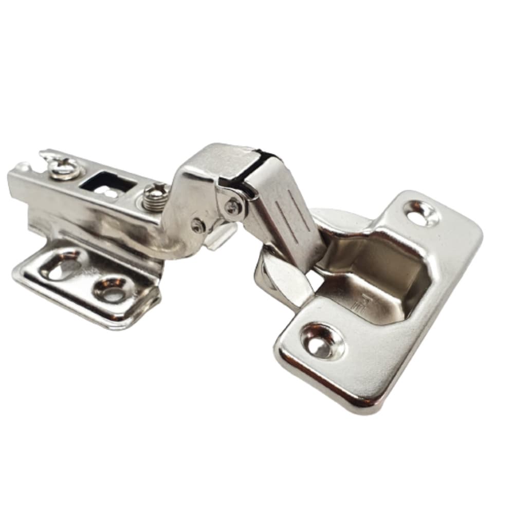 Kit 02 Dobradiças Super Curva Pressão 35mm Portas Armários