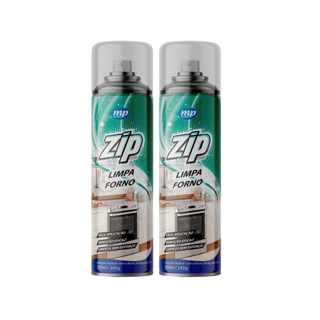 Kit C/ 2 Espuma Limpa Forno Fogão Panela Remove Gorduras Spray - Zip My Place