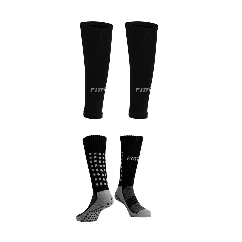 Kit Meia Antiderrapante e Canelito Pro Juvenil 33 a 37