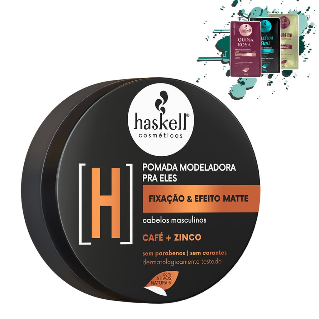 Pomada Modeladora 55gr Linha Homem Haskell