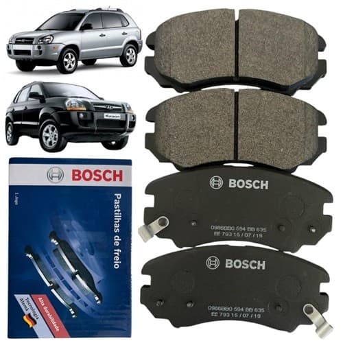 Pastilha Freio Dianteira Tucson 2.0 2.7 2004 a 2014 Soul 1.6 2009 2014 Sportage 2.0 2.7 2004 a 2010