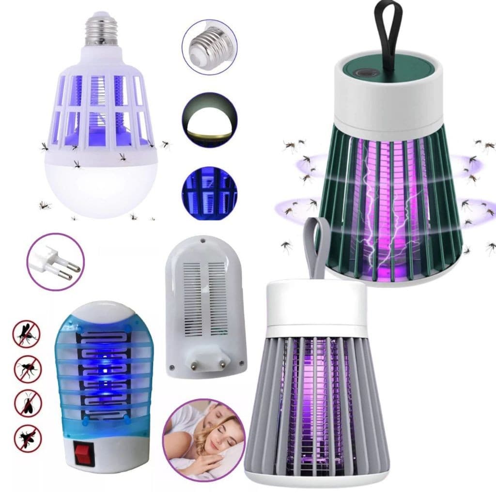 Mosquiteiro Repelente Uv Led Elétrico Lâmpada abajur anti mosquito