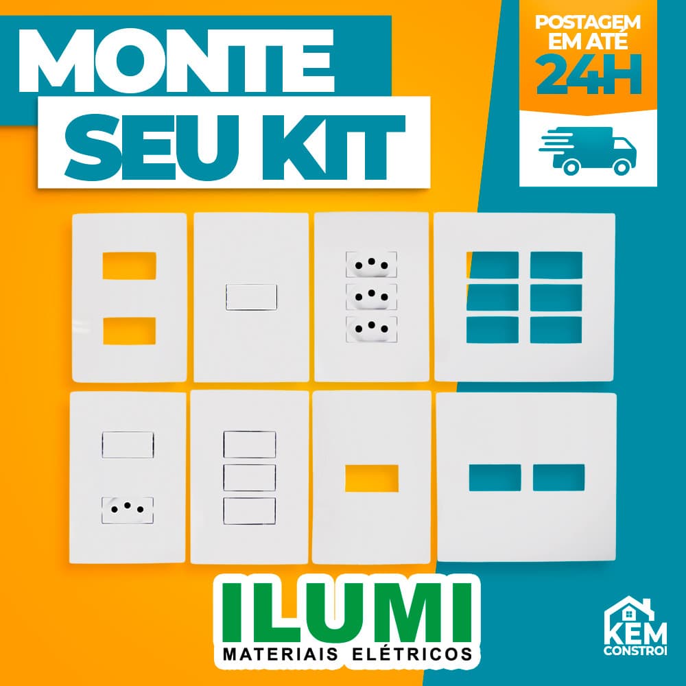 Tomadas e Interruptores Linha I9 Ilumi Todos os Modelos