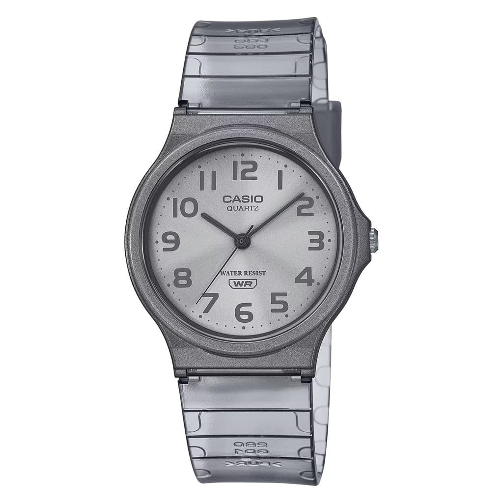 Relógio Casio Standard Transparente MQ-24S-8B Masculino e Feminino Original Casio Esportivo