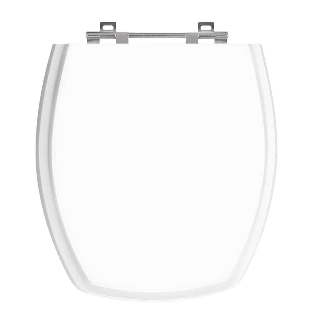 Tampa de Vaso Thema Branco para Bacia Incepa em MDF Laqueado