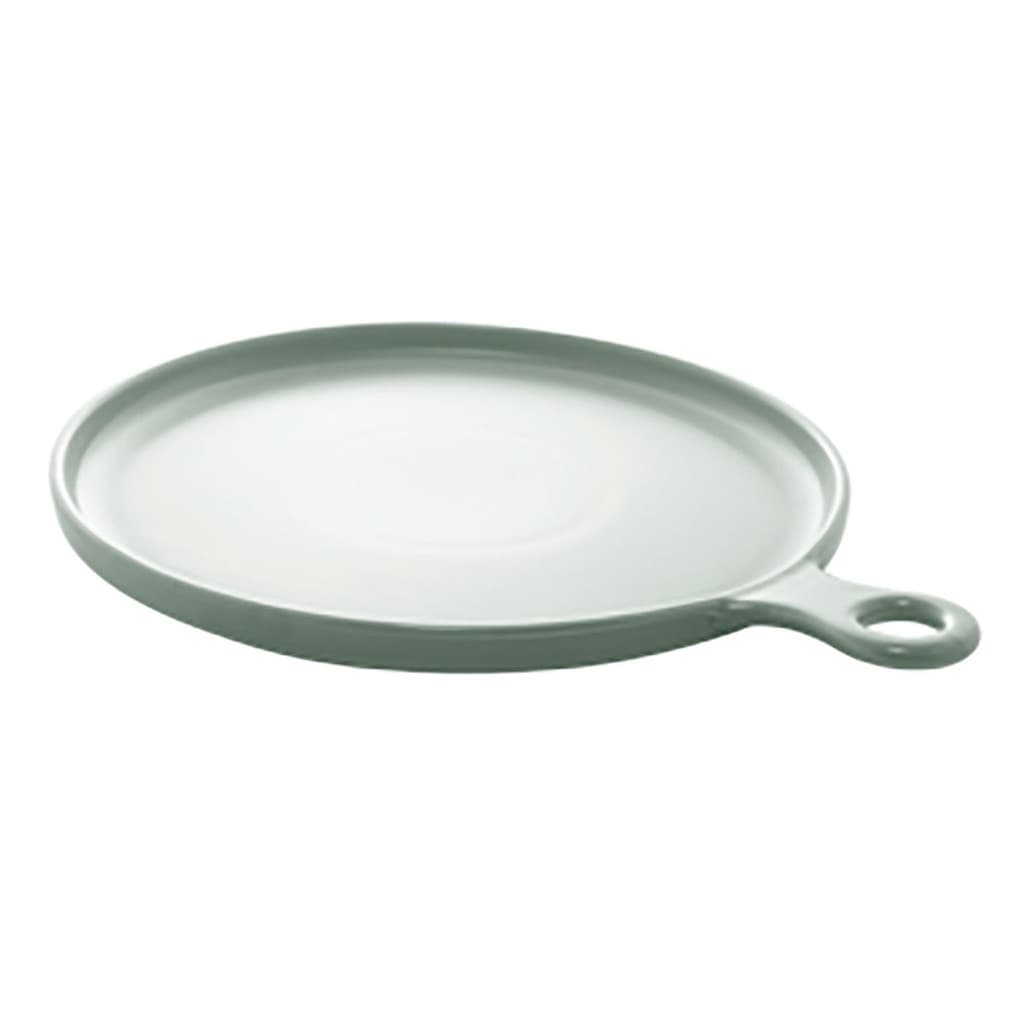Travessa Porcelana Redonda Nordica Menta 26 x 2.5cm