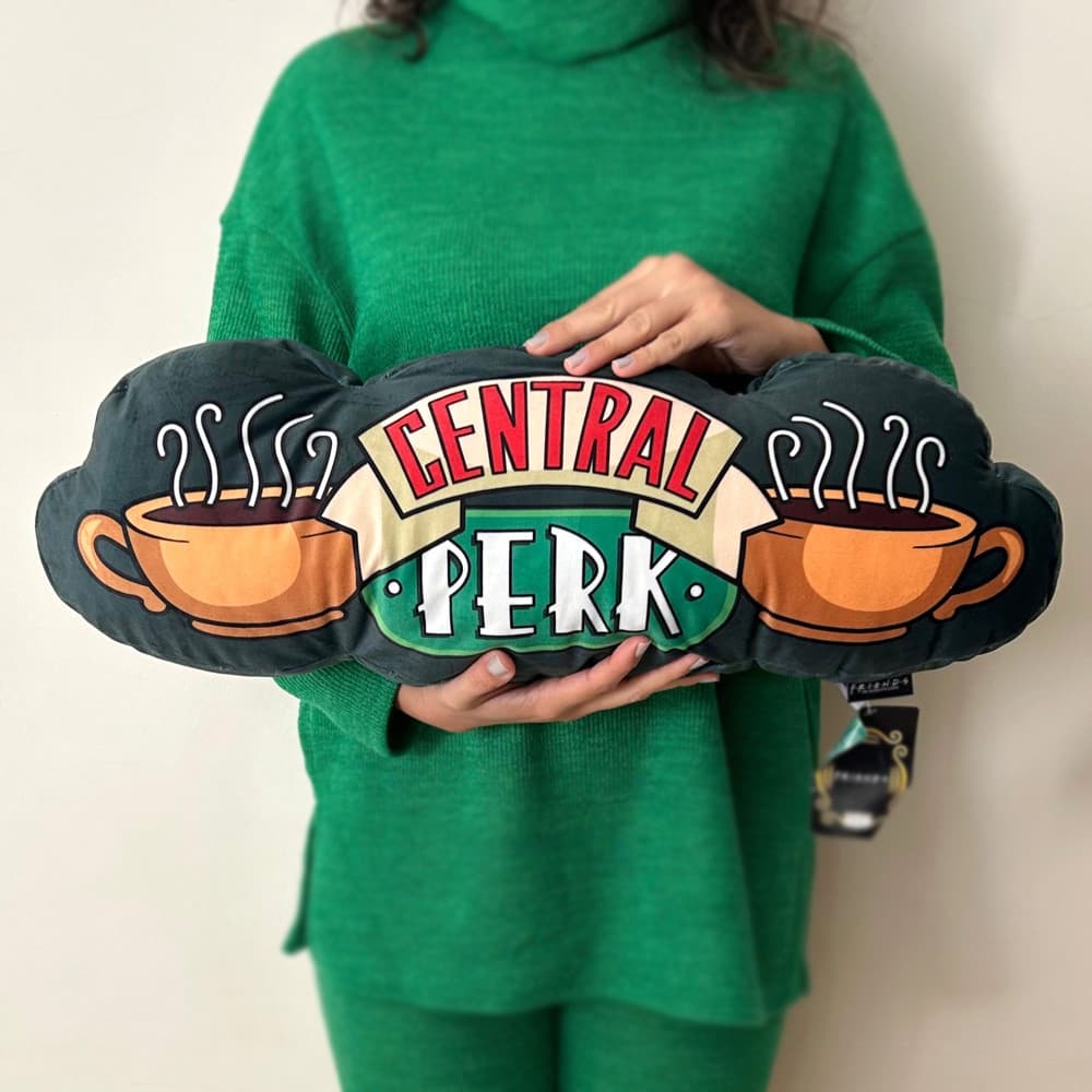 Almofada Friends Central Perk Aveludada Almofadas Diferentes Licenciada