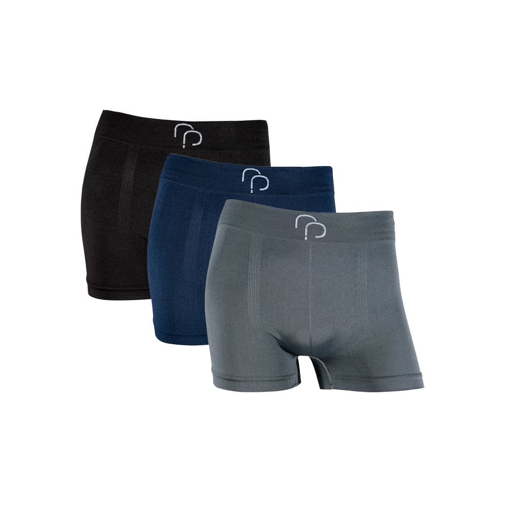 Kit 3 Cuecas Boxer RP Masculina Barata Microfibra Qualidade Sem Costura