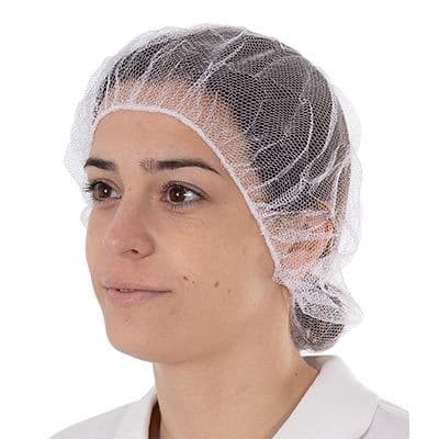 Touca Rede branca - Pacote Com 10 Un - Cor Branca
