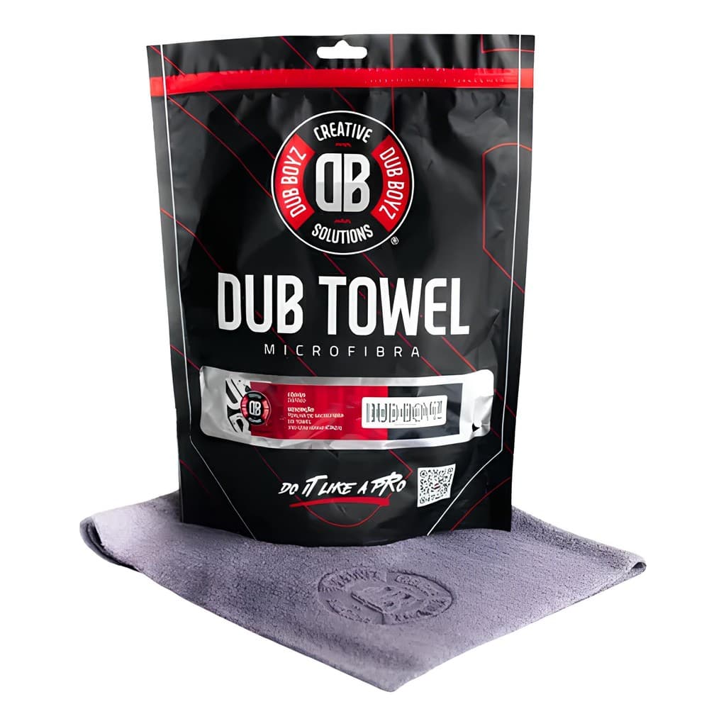 Toalha Microfibra Auto Db Towel 350gsm 40x40 Dub Boyz CINZA