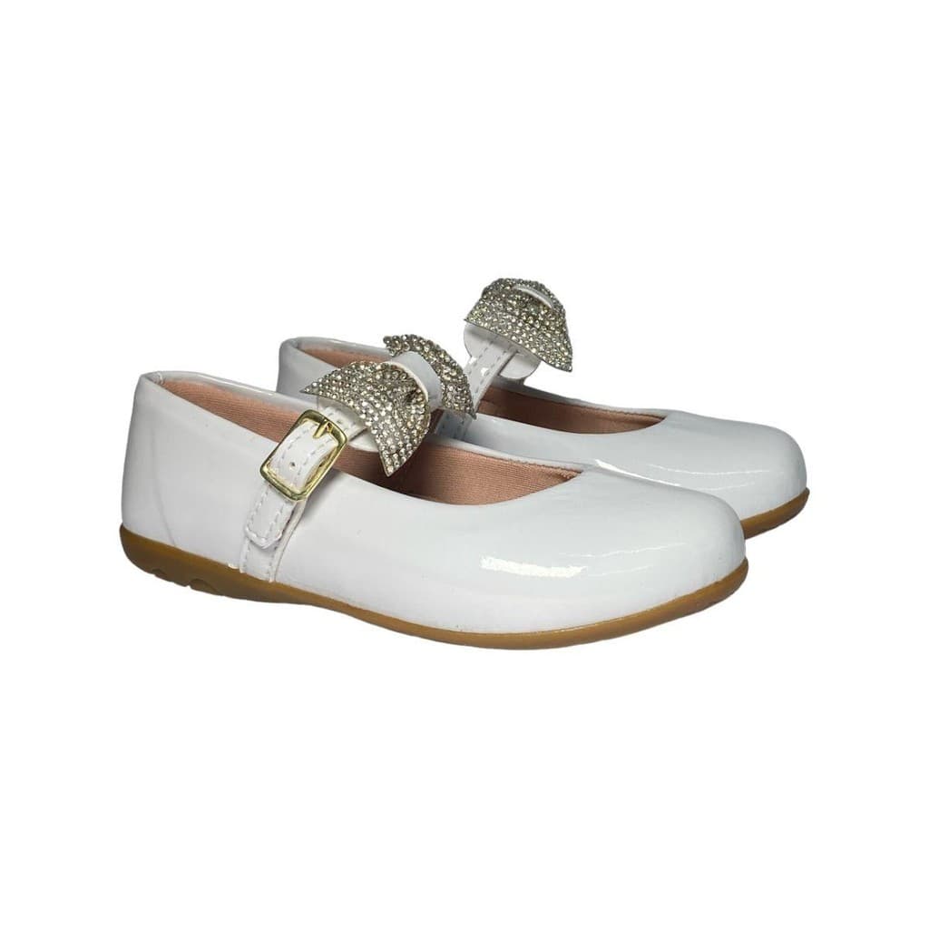 Sapatilha Infantil Menina Branco Manta Laco