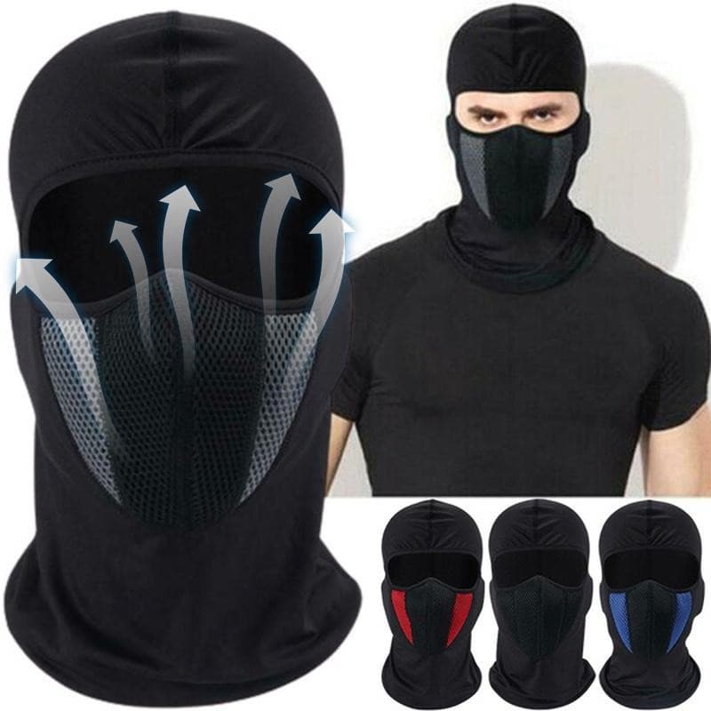 Máscara Facial Completa Respirável Chapéu Para Homens Motocicleta Balaclava Ciclismo Esportes À Prova De Poeira Cachecol