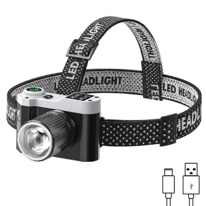 Lanterna Led, Estilo Câmera Fotográfica Resistente e Impermeável