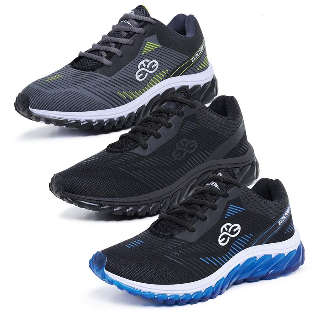 3 Tênis Masculino Esportivo Easy Corrida Resistente Kit Exclusivo