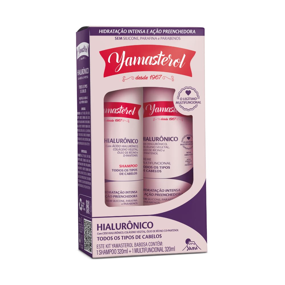 Kit Yamasterol Hialuronico Shampoo + Multifuncional 320ml