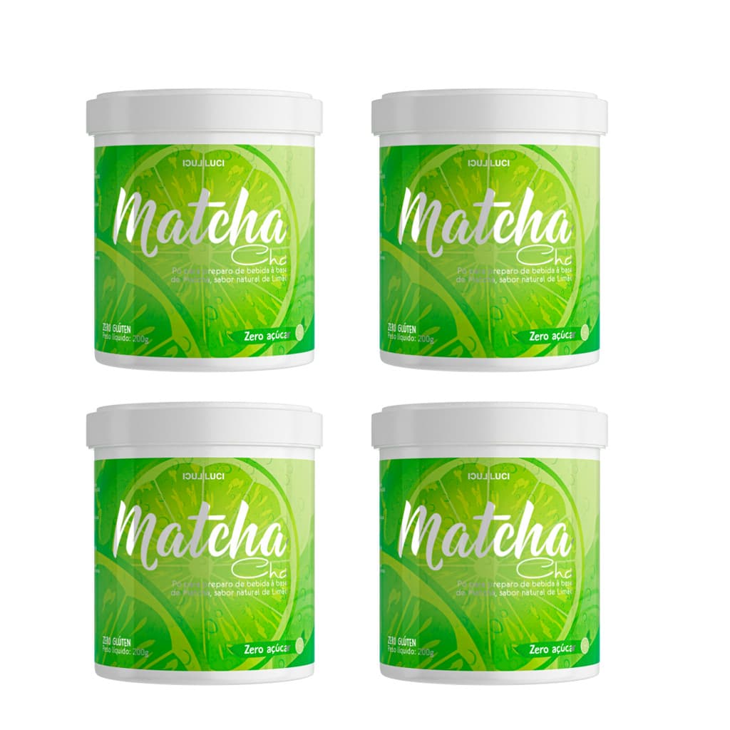 Suco Verde Matcha Luci Luci Limão Pack Compre 3 e Leve 4