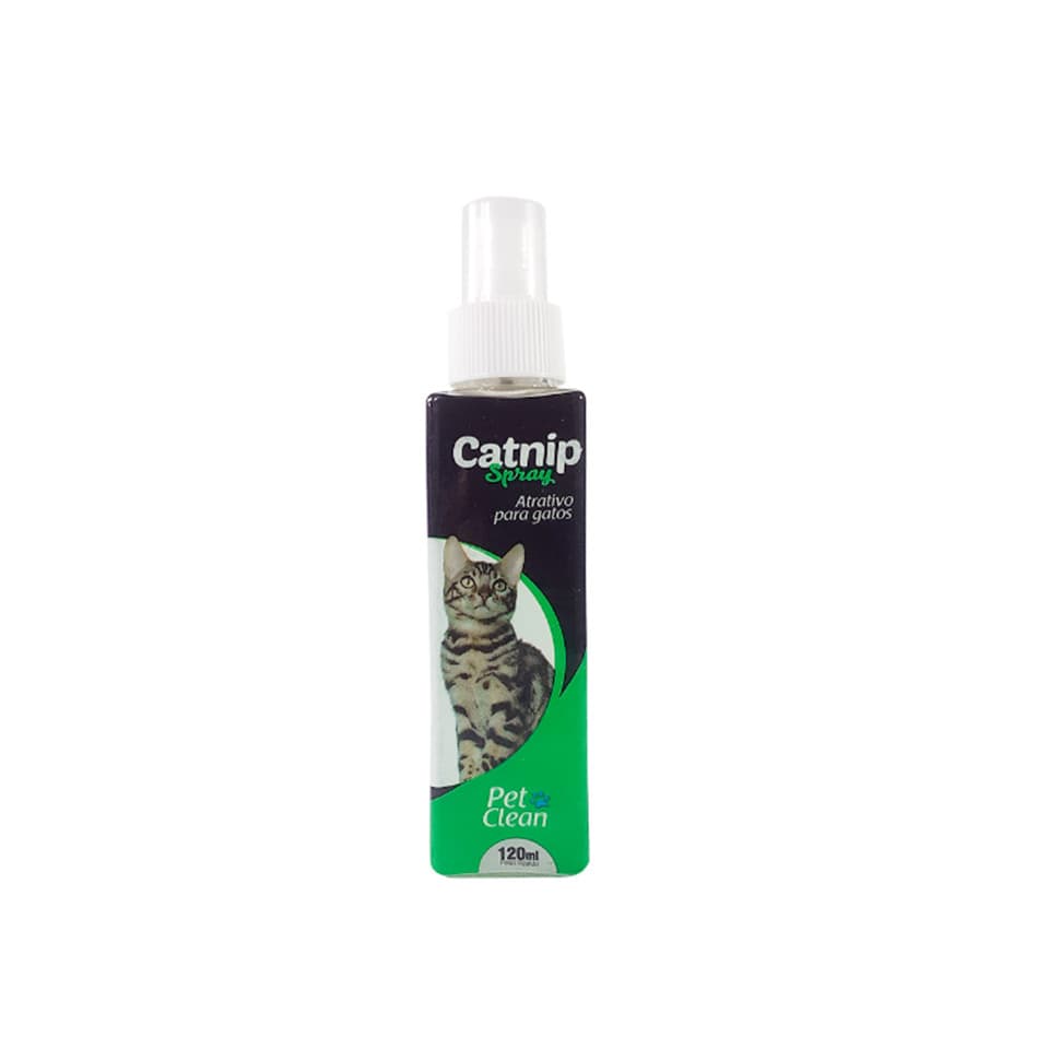 Catnip Spray Atrativo Pra Gatos Erva Gateira Pet Clean 120ml