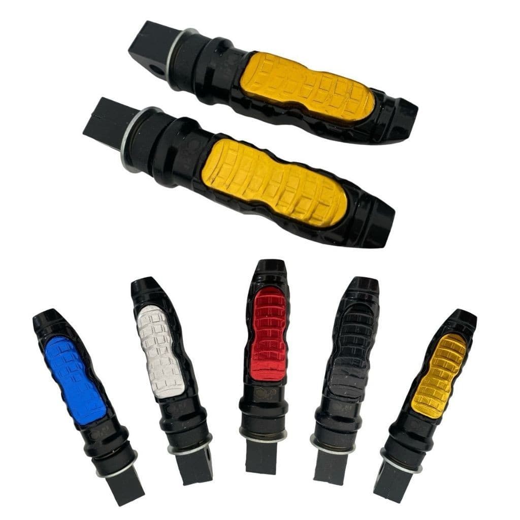 Par Pedaleira Esportiva Para Motos Universal Cg Fan Titan