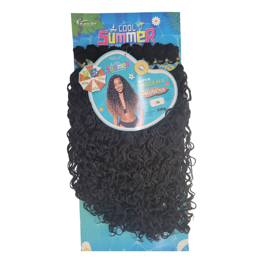 Cabelo Super Proteína Modern Girl Summer Morena 70cm 330g