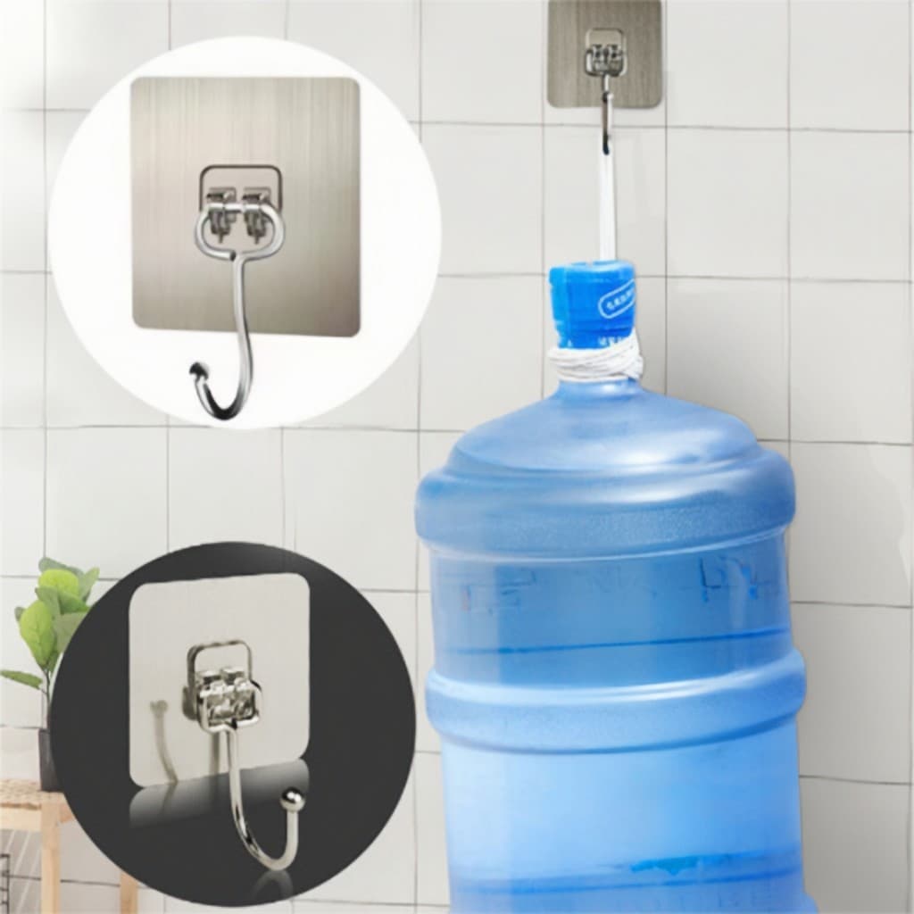 15 PCS Ganchos De Parede Autocolantes Transparente Multifuncionais Promoções