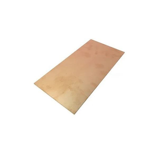 PLACA EM FIBRA COBREADA VIRGEM *DUPLA FACE - 10x15cm