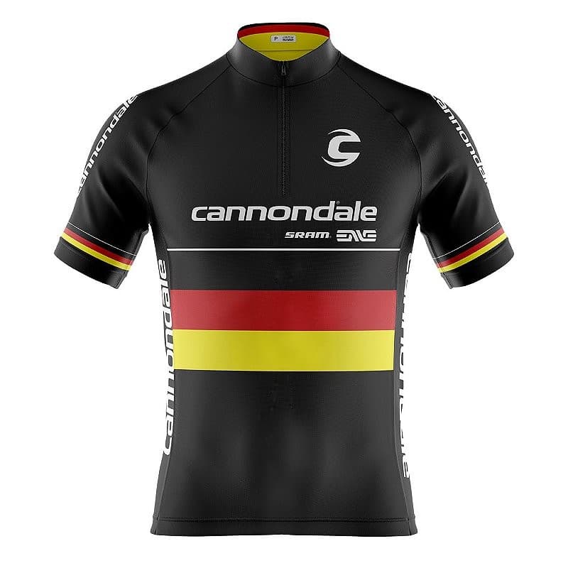CAMISA CICLISMO MASCULINA CANNONDALE ALEMANHA COM BOLSOS UV50+