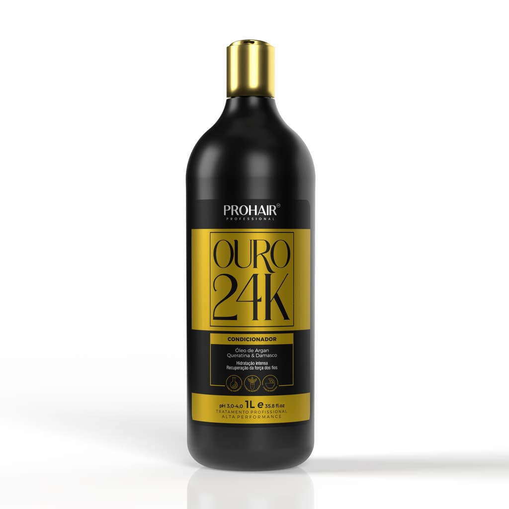 Condicionador Tratamento Hidratação Ouro 24k 1 litro - ProHair