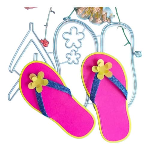 Faca De Corte E Relevo Scrapbook Chinelo Havaianas 13,5 Cm