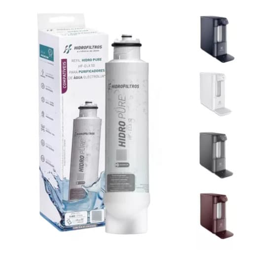 Refil Hidrofiltros Compatível Para Filtros Acqua Pure Electrolux PE12A / PE12B / PE12G / PE12V
