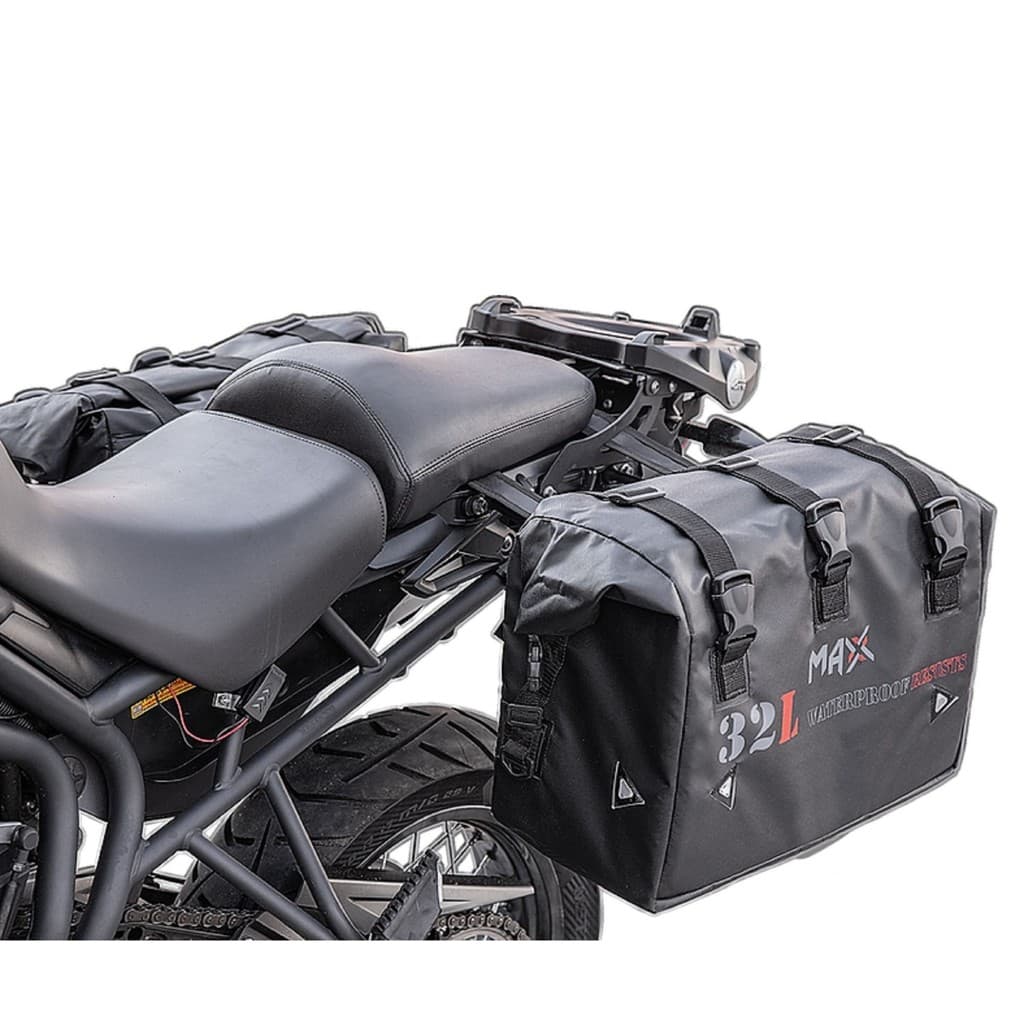 Alforge bolsa lateral soldado capota marítima reforçado  impermeavel big trail moto grande