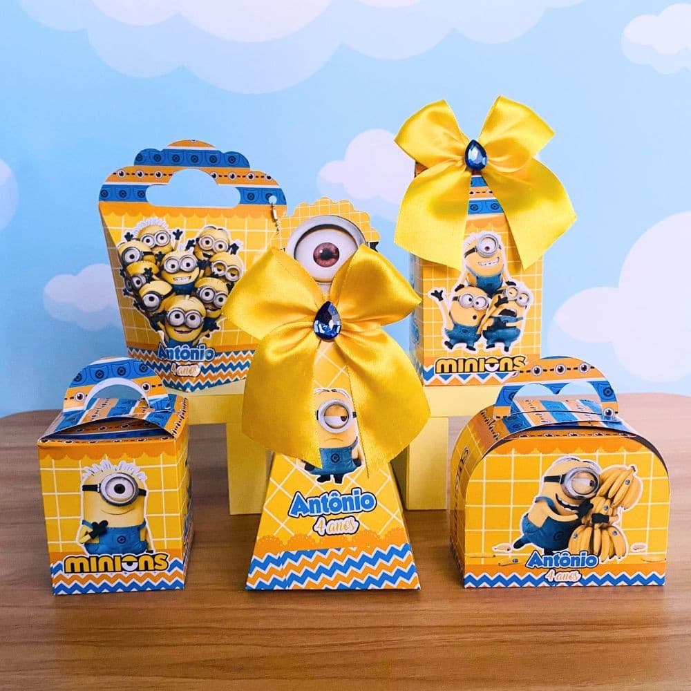 Kit Festa MINIONS | Lembrancinhas | Festa infantil | já vai semi MONTADAS