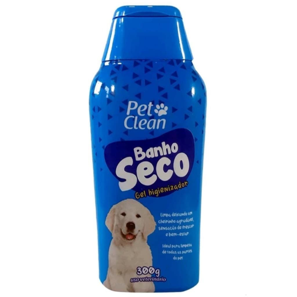 Banho a Seco Gel Pet Clean 300g para cães e gatos