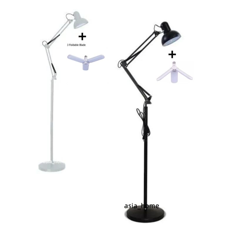 KIT Luminária de chao  Artigulada + Lampada Pétala 45w Super Branca Manicure