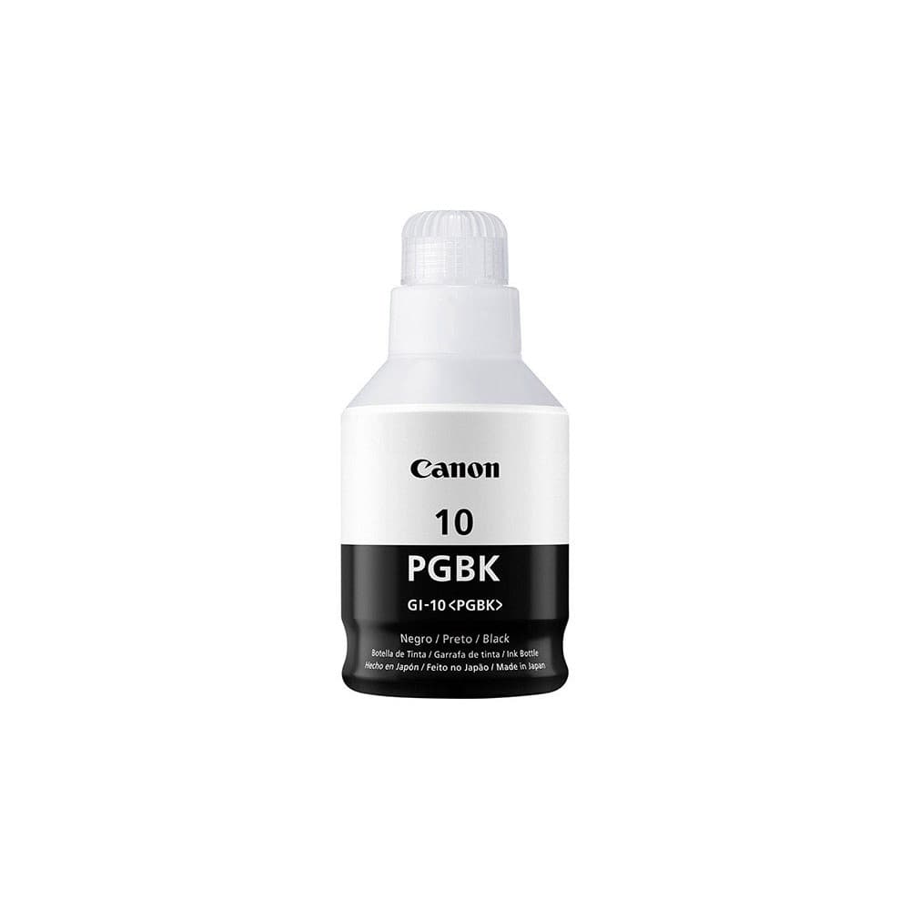REFIL DE TINTA CANON GI-10 BK PRETO 170 ml Mega Tank G5010, G6010, G5011, G7010, GM2010,GM4010,G5010 ,G6010 ,GM2011