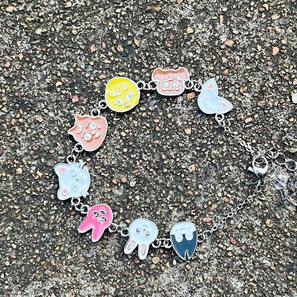 Kpop Idol Stray Kids Liga De Metal Gota De Óleo Encantos Pulseira STAY Colecionar Jóias De Moda Bonitas