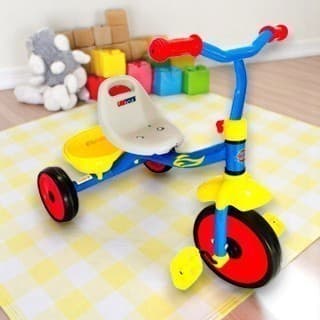 Triciclo 3 Rodas Com Cesta Infantil Reforçado Educativo Estimulativo Passeio Casa Viagem Presente