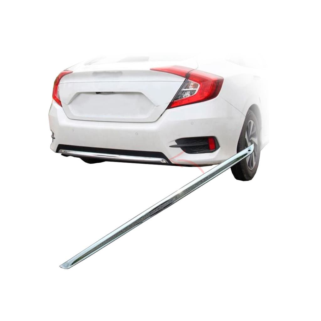 Acessorios Aplique Parachoque Traseiro Honda Civic G10 2017 2018 2019