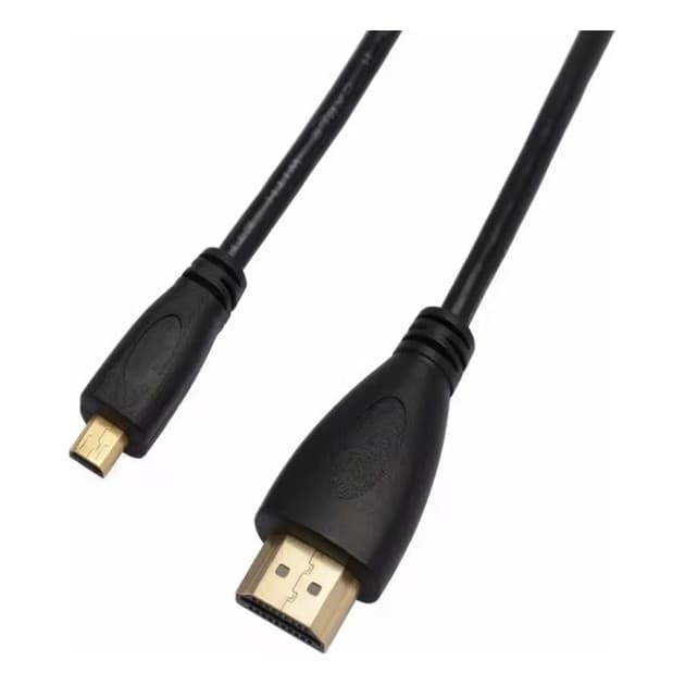 Cabo Hdmi Para Câmera Dslr Micro Hdmi X Hdmi 2.0 19p 3 Metros