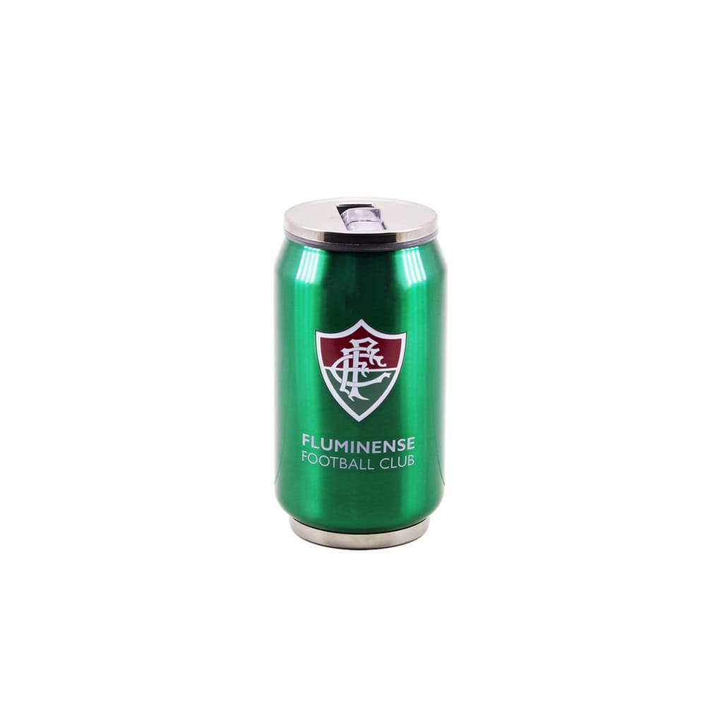 Copo Lata Inox Canudo 300 ml - Fluminense