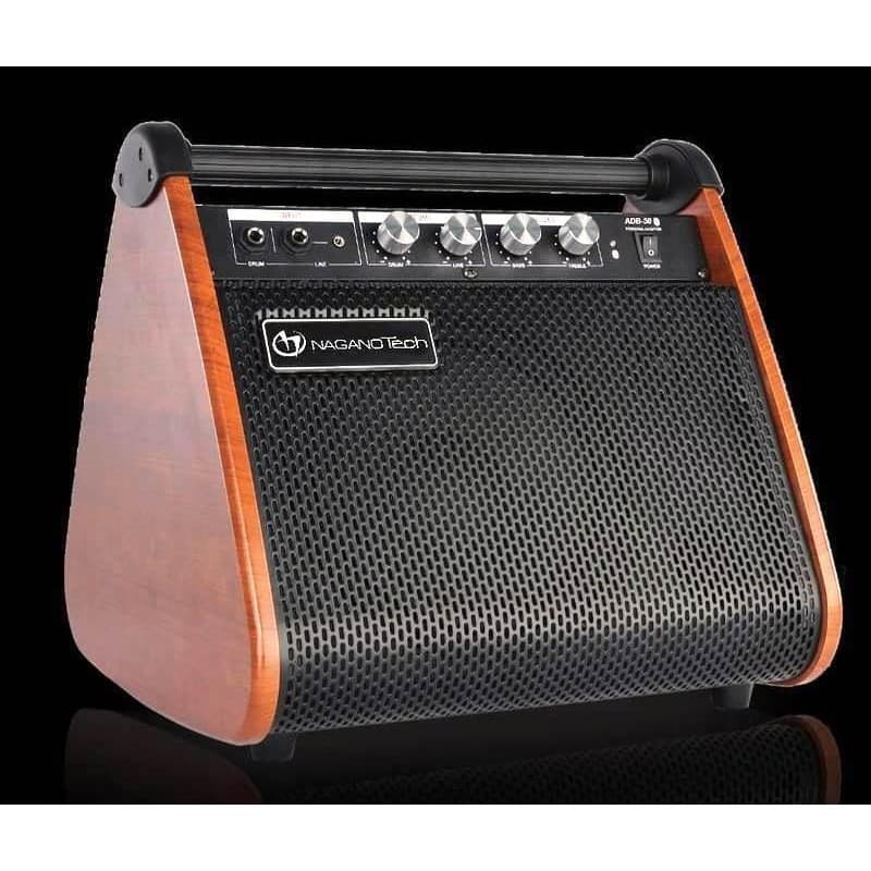 Amplificador de Bateria Eletrônica NaganoTech ADB50 com 65Watts para monitor pessoal ou retorno