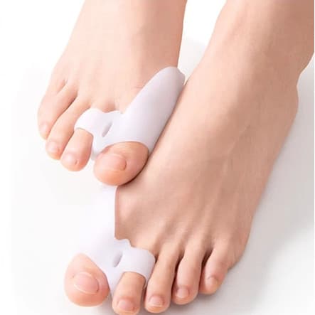 CORRETOR DE JOANETE DE SILICONE PARA PÉS COM 1 PAR