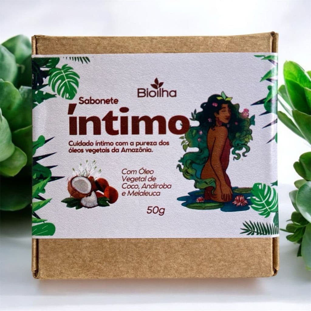 Bioilha Sabonete Intimo Oleo de Coco Melaleuca Andiroba Vegano