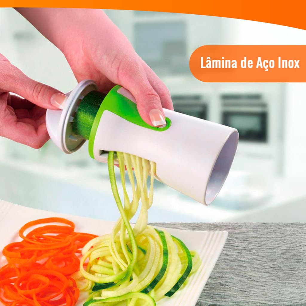 Cortador De Legumes Forma De Espaguete Para Saladas Entre Outros - Modelo 3 Em 1 Kolling Sell