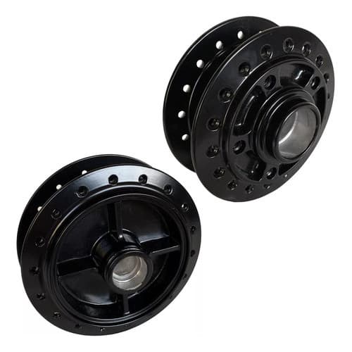 Cubo Roda Dianteira E Traseira Titan Fan 150 160 Disco Preto